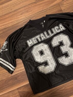 H&M Black Oversized Jersey Tee